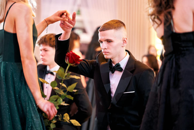 Studniówka siedleckiej Królówki 2026 - walc i polonez