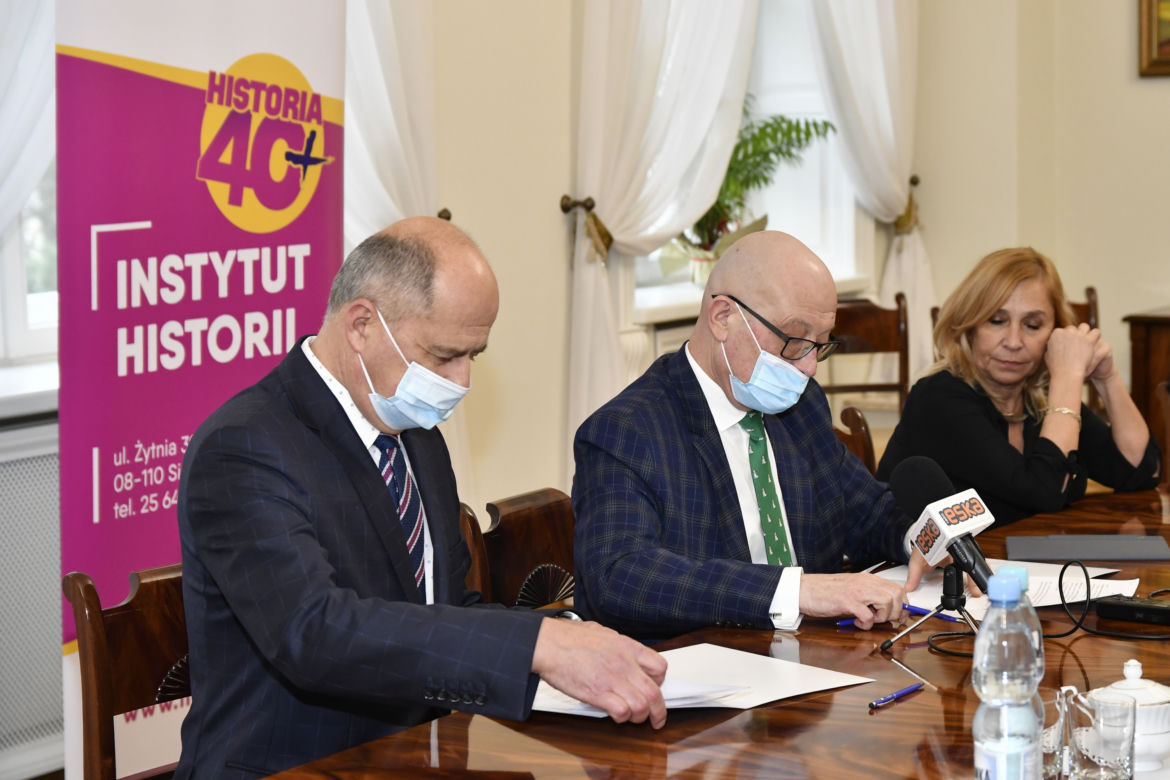 Podpisanie umowy o współpracy pomiędzy UPH i ZSP nr 1 w Siedlcach