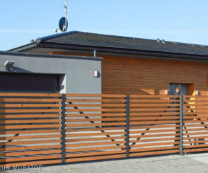 Gotowe drewniane ogrodzenie