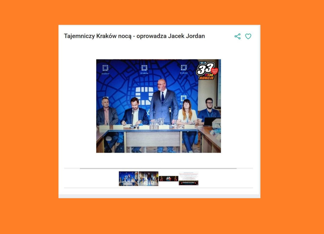 Tajemniczy Kraków nocą. Spacer z Jackiem Jordanem