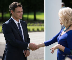 Na dobre i na złe odc. 544. Marek Rogalski (Jan Wieczorkowski), Anna Zamenhoff (Elżbieta Słoboda)