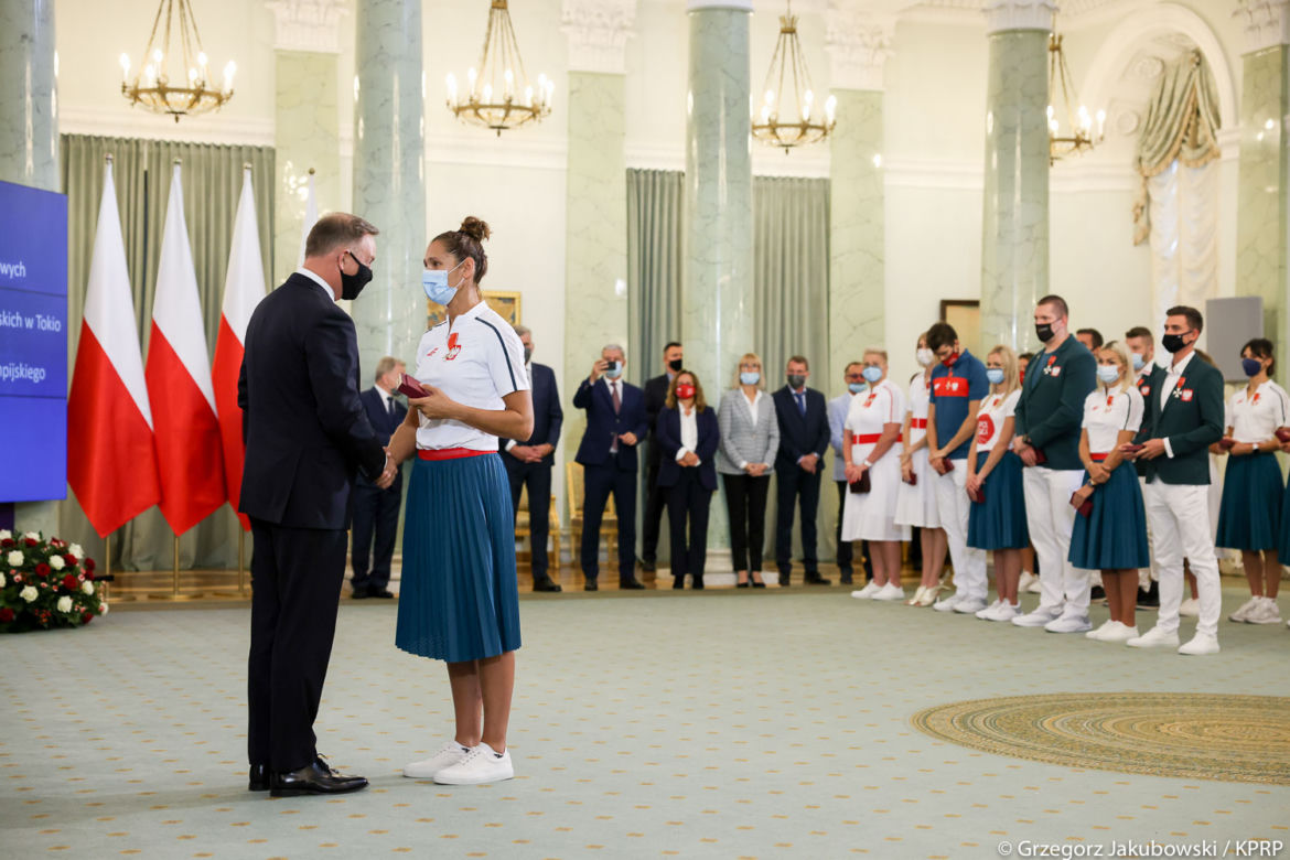 Maria Andrejczyk i Wojciech Nowicki odznaczeni przez Prezydenta RP [ZDJĘCIA]