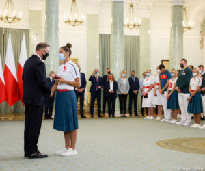 Maria Andrejczyk i Wojciech Nowicki odznaczeni przez Prezydenta RP [ZDJĘCIA]