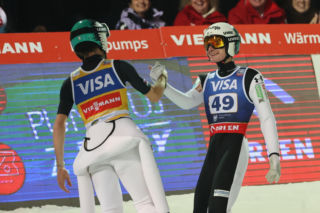 Anze Lanisek i Domen Prevc