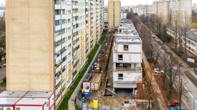 Wola Księcia Janusza w Warszawie w budowie