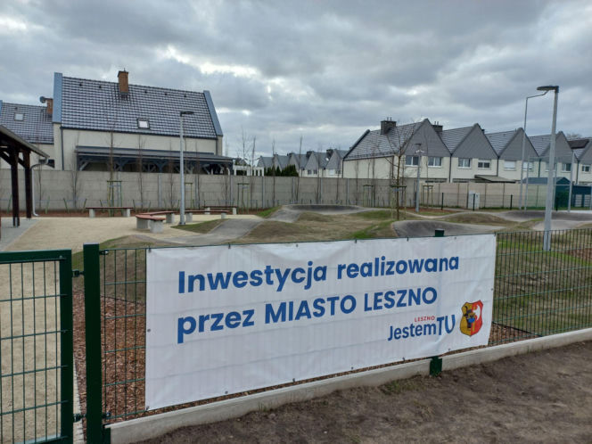 Pumptrack w Bojanoparku w Lesznie otwarty. Zobaczcie jak wygląda nowa atrakcja