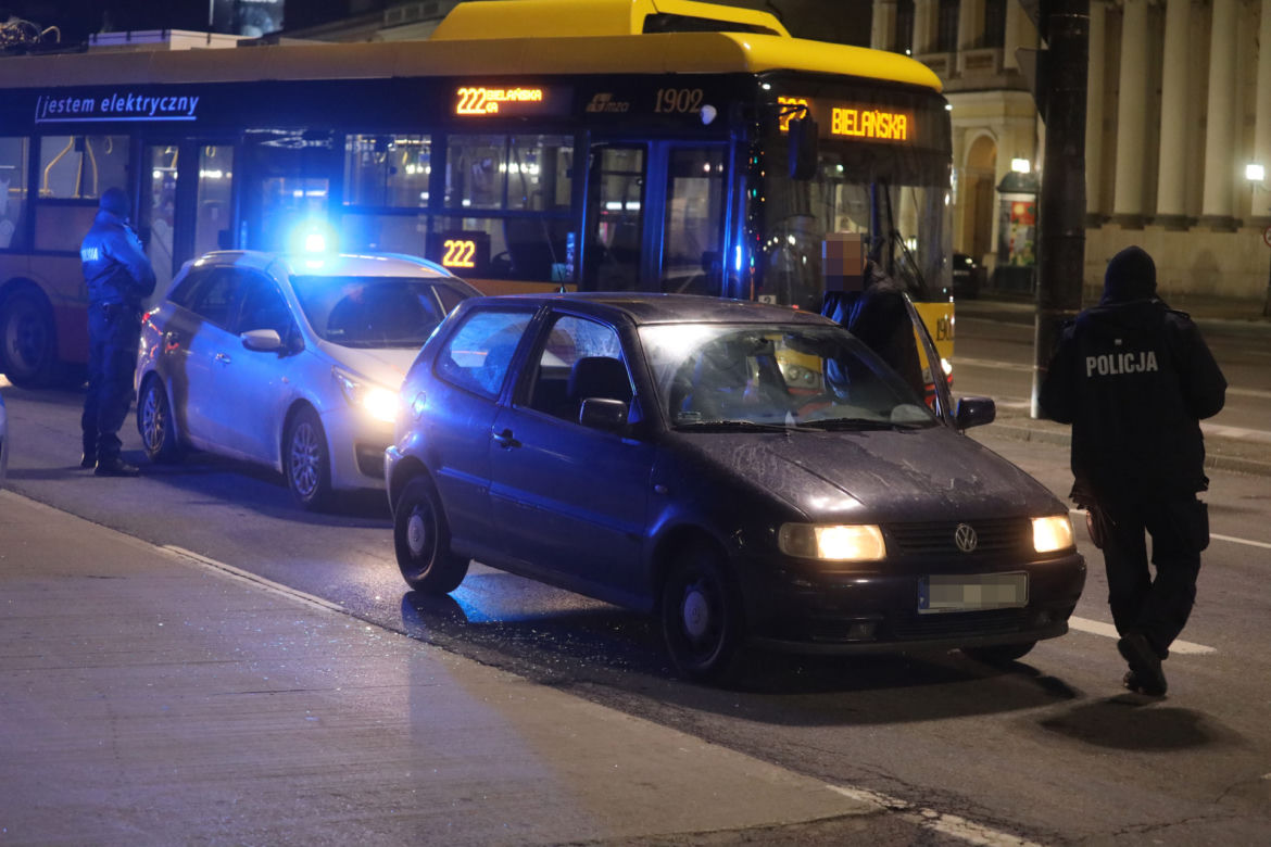Dramatyczny pościg w centrum Warszawy