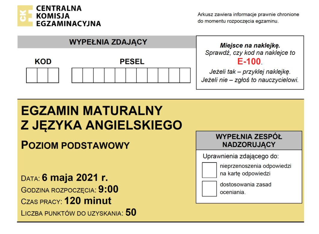 matura 2021