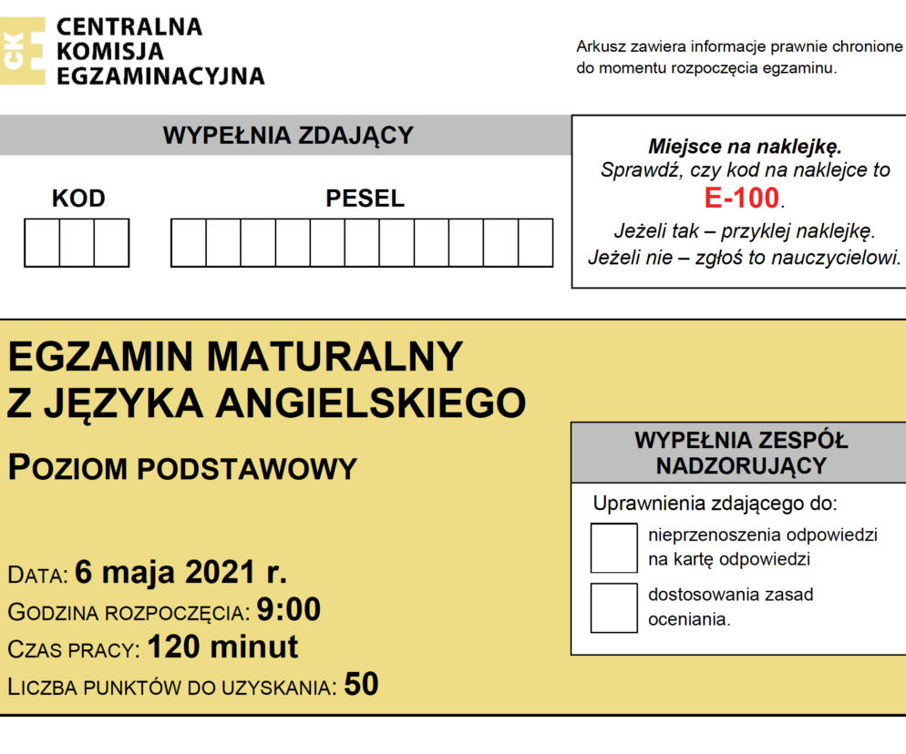 matura 2021