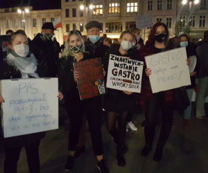 Protest branży gastronomicznej w Bydgoszczy