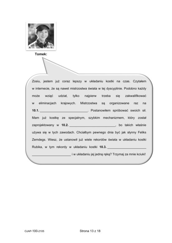 Egzamin ósmoklasisty 2021 angielski. Arkusze CKE, pytania, odpowiedzi, język angielski, języki obce [27.05.2021]