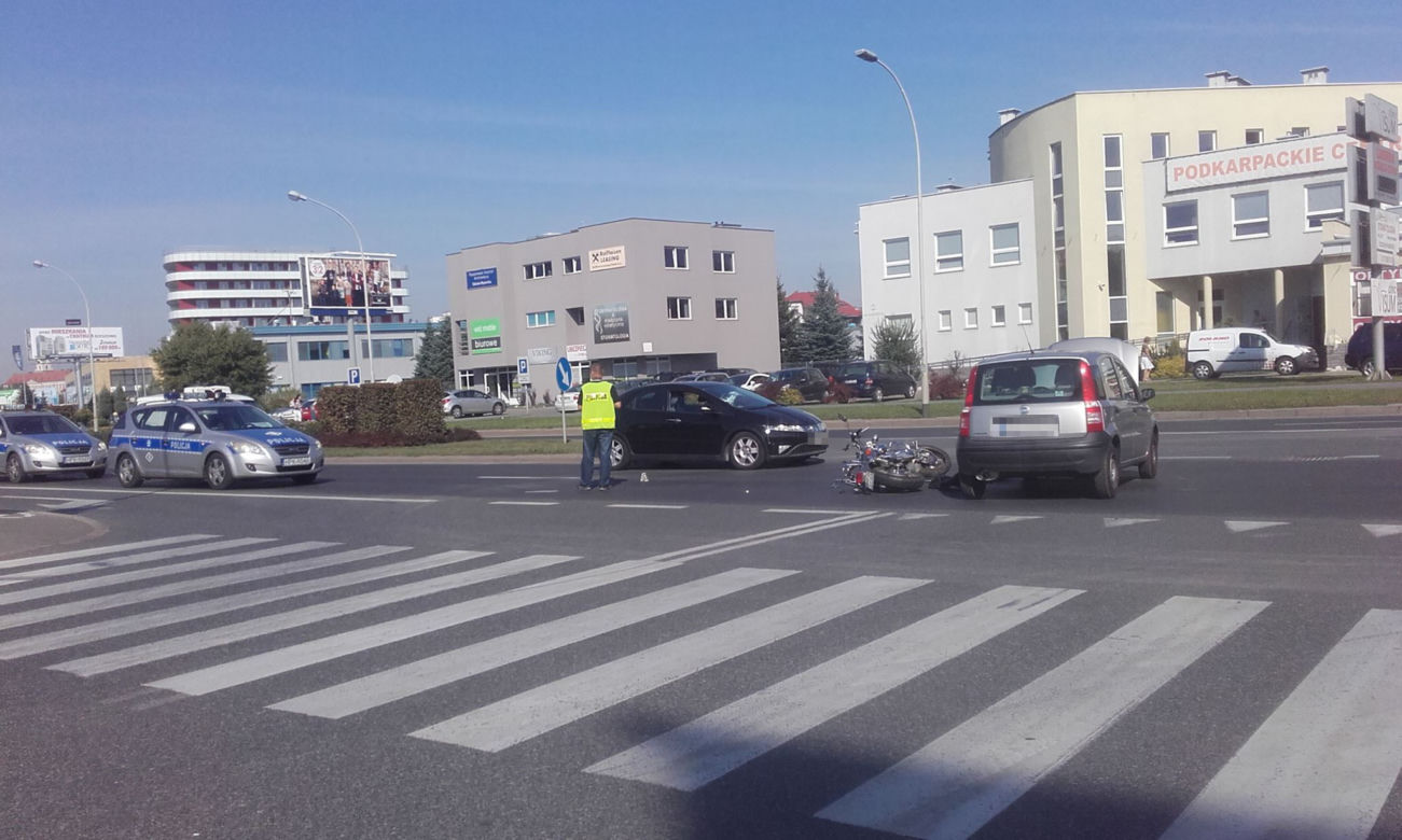 Wypadek przy Millenium Hall w Rzeszowie
