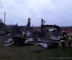 Pożar przy ul. Obłokowej w Łodzi