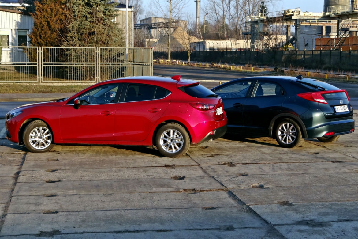 Honda Civic IX kontra nowa Mazda 3
