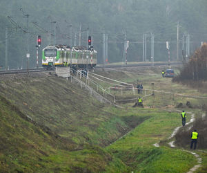 Akt dywersji na torach kolejowych