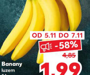 Kaufland -wielkie promocje!  Banany za 2 zł!