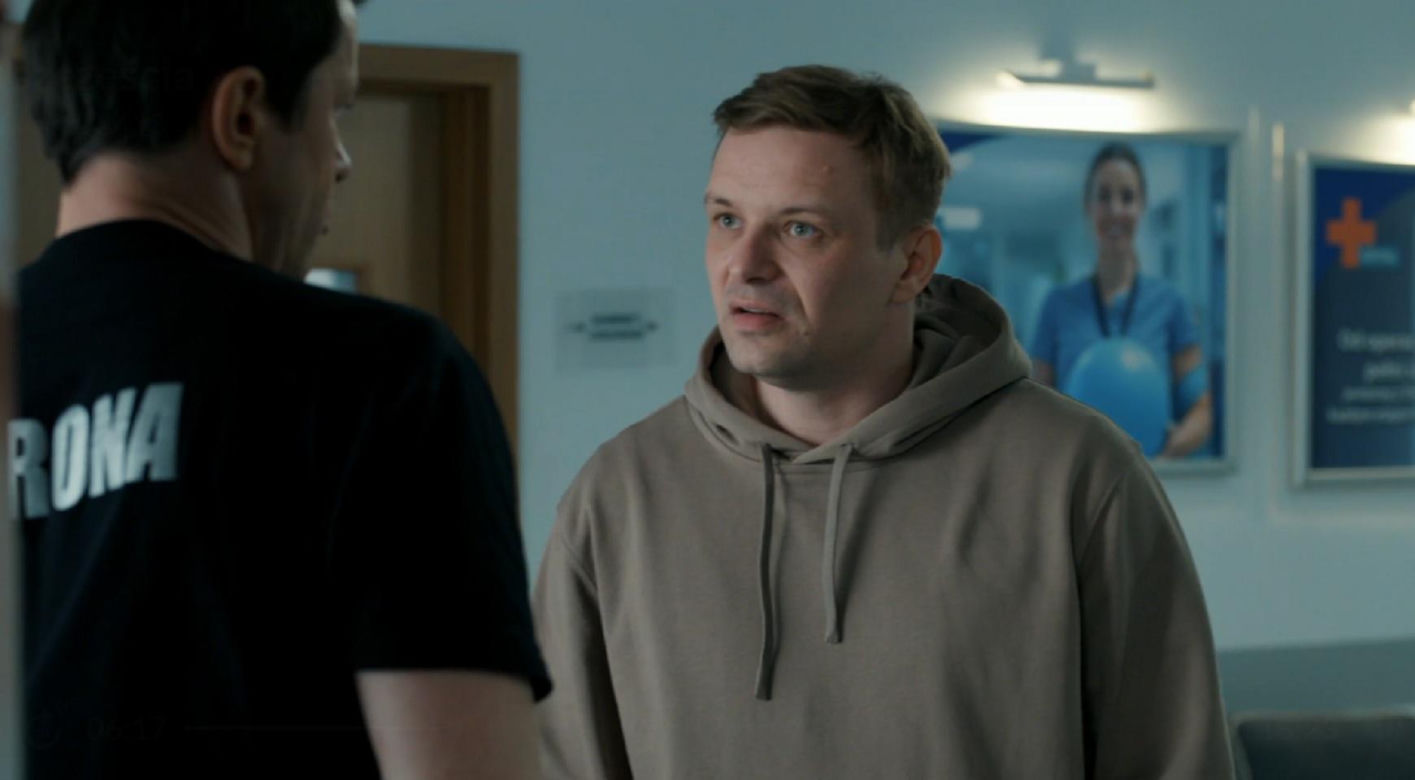 Barwy szczęścia odc. 3418. Daniel Sokalski (Marcin Bikowski), Hubert (Marek Molak)