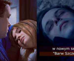 Barwy szczęścia po wakacjach 2018. Klara (Olga Jankowska), Hubert (Marek Molak)