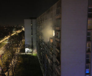 Nocny pożar w Warszawie, ewakuowano mieszkańców