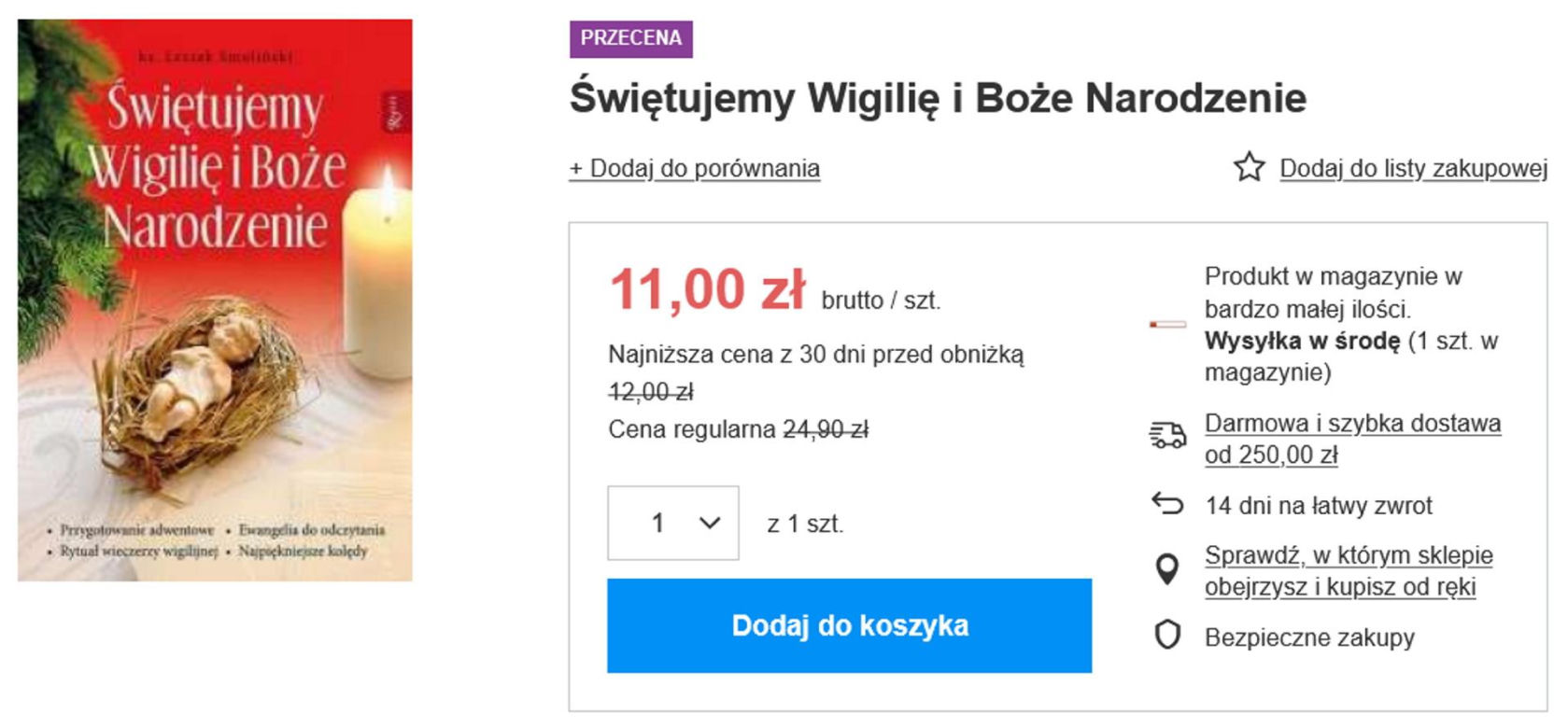 Ojciec Rydzyk sprzedaje prezenty na święta