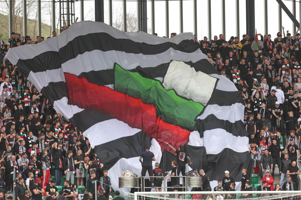 Kibice podczas meczu Zagłębie Sosnowiec – GKS Katowice 