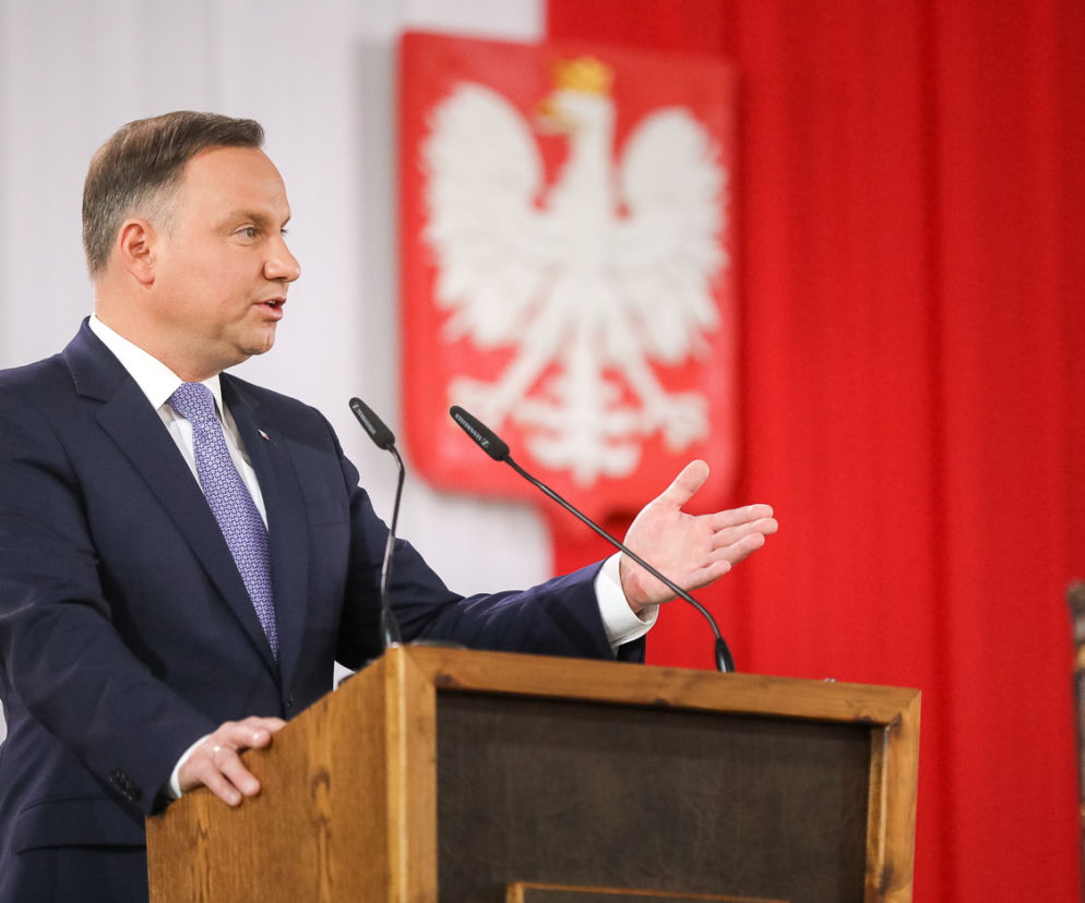Prezydent Andrzej Duda przemawiał na Zgromadzeniu Narodowym z okazji 550-lecia polskiego parlamentaryzmu