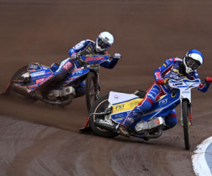 PRES Grupa Deweloperska Toruń - Bayersystem GKM Grudziądz, zdjęcia kibiców i zawodników ze sparingu przed startem PGE Ekstraligi