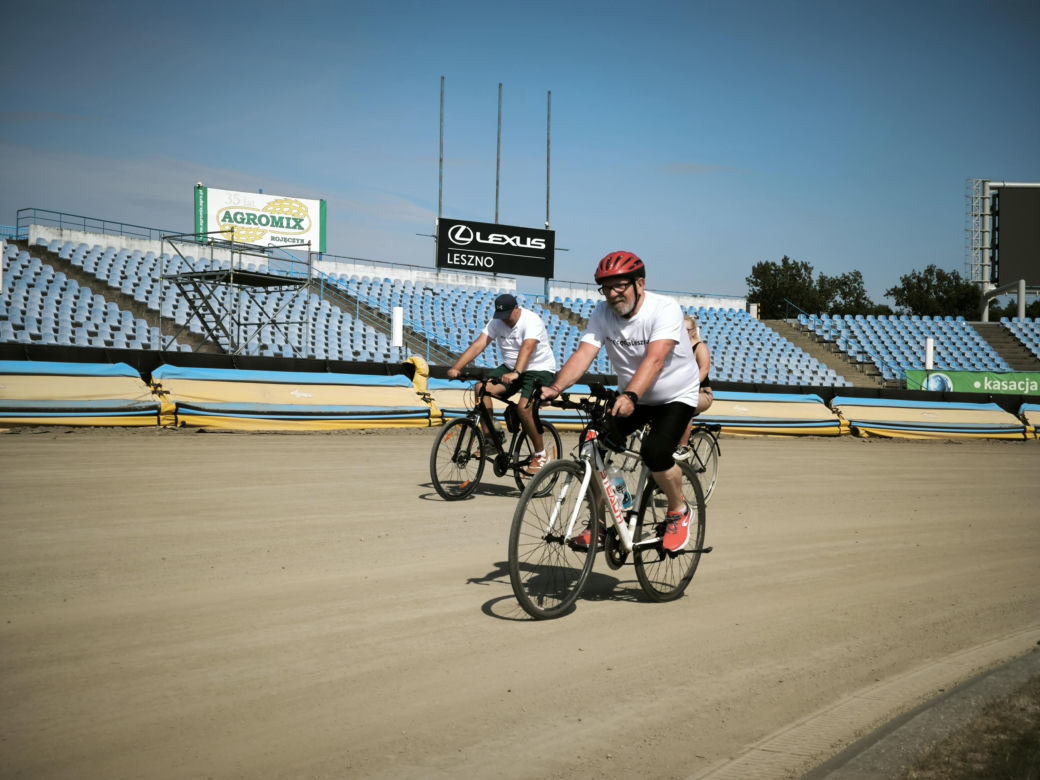 Rowerowa stolica Polski na stadionie 