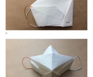 Maseczka ochronna origami - prosta, tania do szybkiego zrobienia w domu