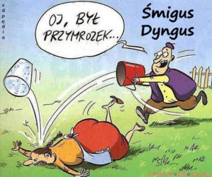 Lany Poniedziałek mem