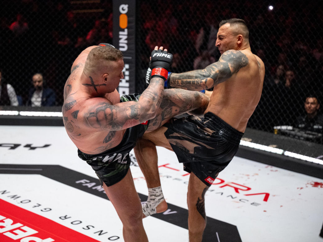 Denis Załęcki - Bartek Szachta na Fame MMA 30