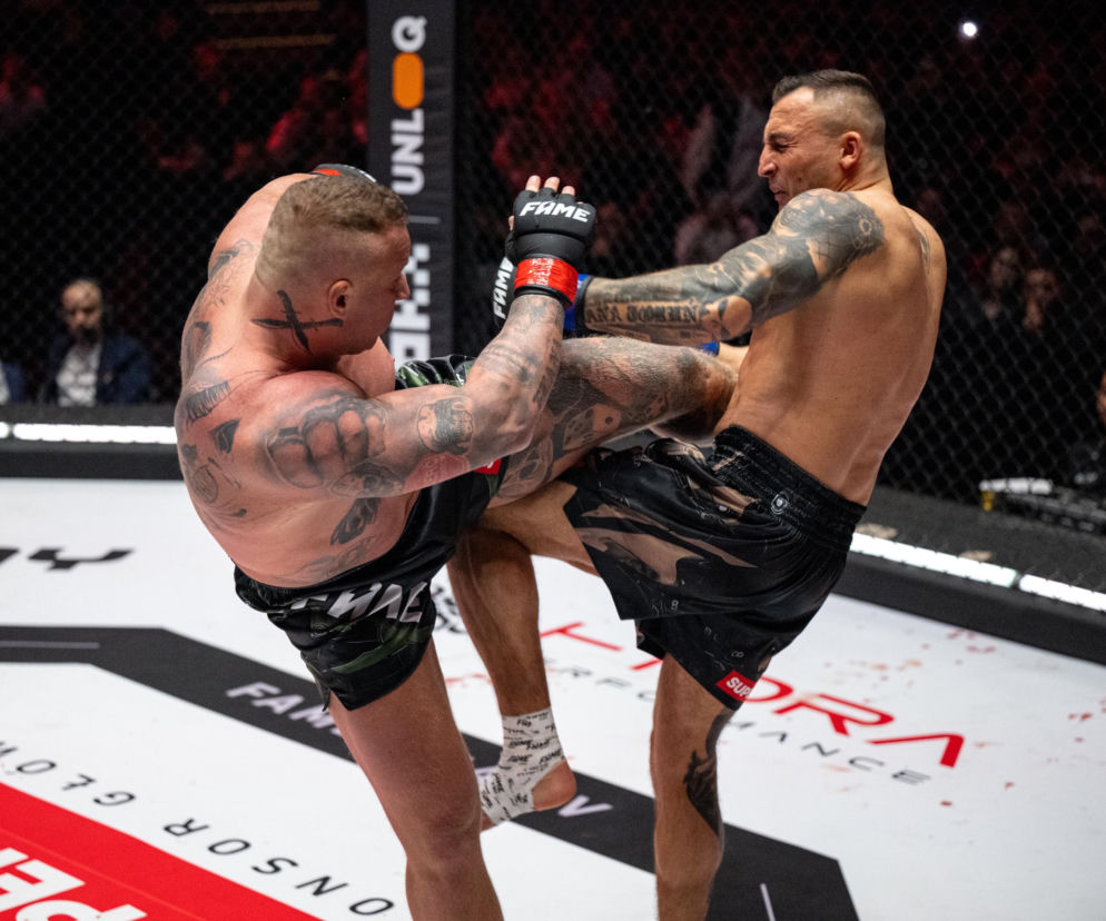 Denis Załęcki - Bartek Szachta na Fame MMA 30