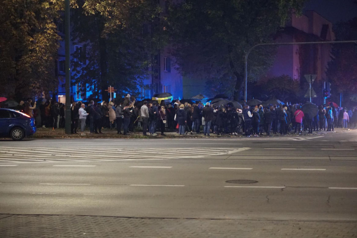 Protest kobiet w Sosnowcu