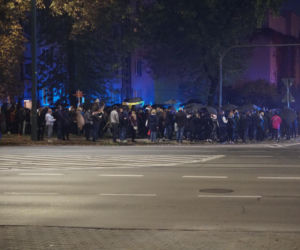 Protest kobiet w Sosnowcu