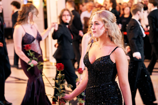 Studniówka siedleckiej Królówki 2026 - walc i polonez