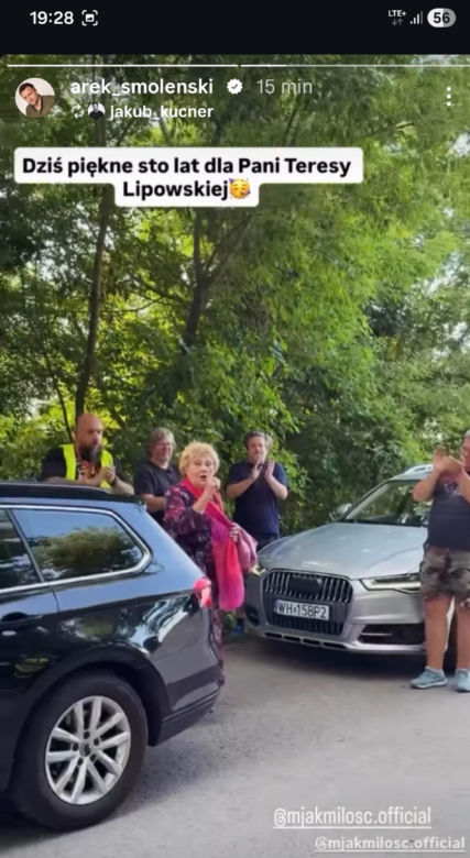 M jak miłość. Teresa Lipowska obchodzi 89. urodziny na planie serialu