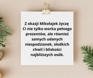 Najpiękniejsze kartki na Mikołajki i życzenia prosto z serca