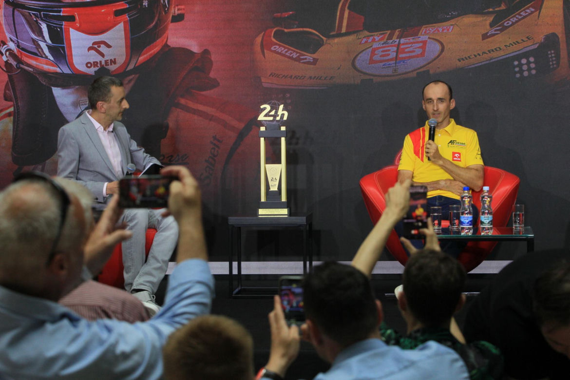 Robert Kubica briefing