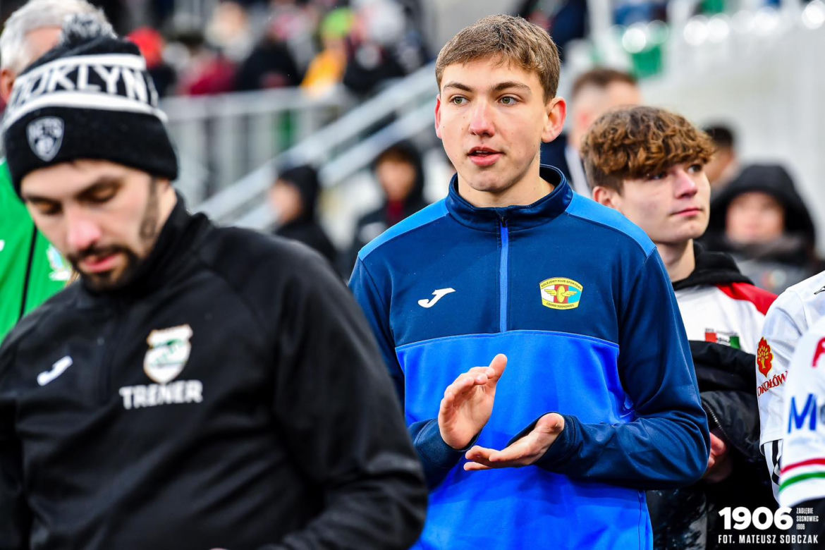 Kibice na meczu Zagłębie Sosnowiec - GKS Katowice