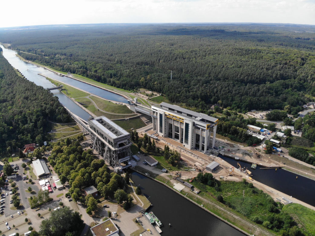 Podnośnia Niederfinow, Niemcy