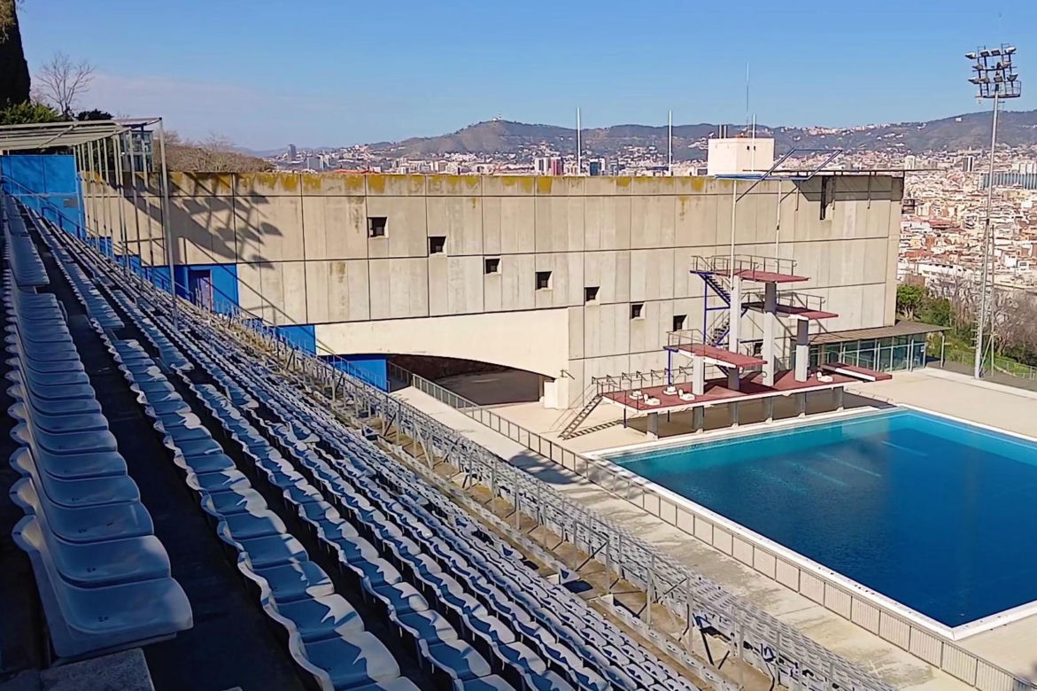 Piscina Municipal de Montjuïc w Barcelonie