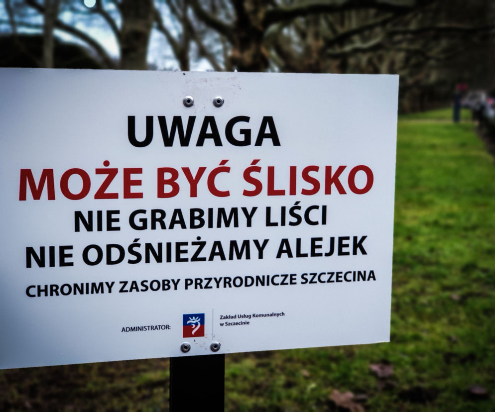 Nowe tabliczki w szczecińskich parkach