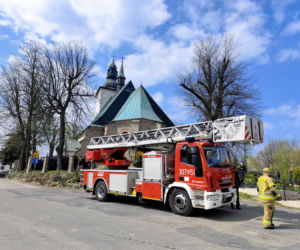 Druh Bogdan uderzył w słup jadąc do pożaru traw. Słowa księdza podczas pogrzebu wyciskają łzy