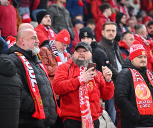 Widzew Łódź - Lech Poznań: Zdjęcia kibiców i zawodników z meczu 24. kolejki PKO BP Ekstraklasy