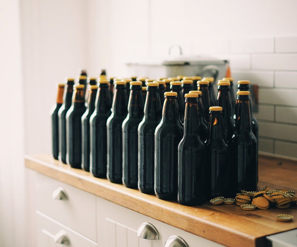 piwo, butelki, alkohol,