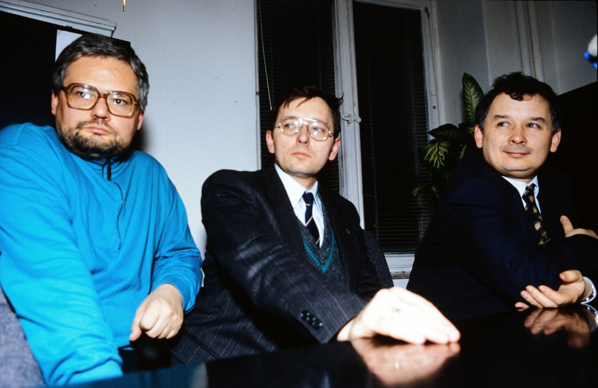 Adam Glapiński. Warszawa, 1991-1993. Politycy Porozumienia Centrum
