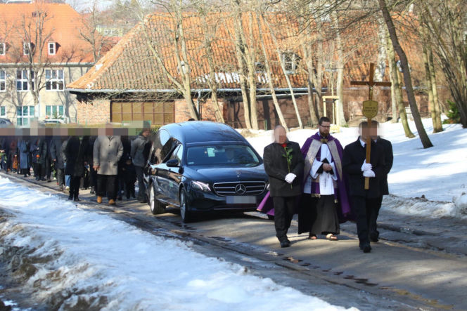 Pogrzeb Mirosława Krawczyka w Gdańsku: Aneta Zając i Mikołaj Krawczyk