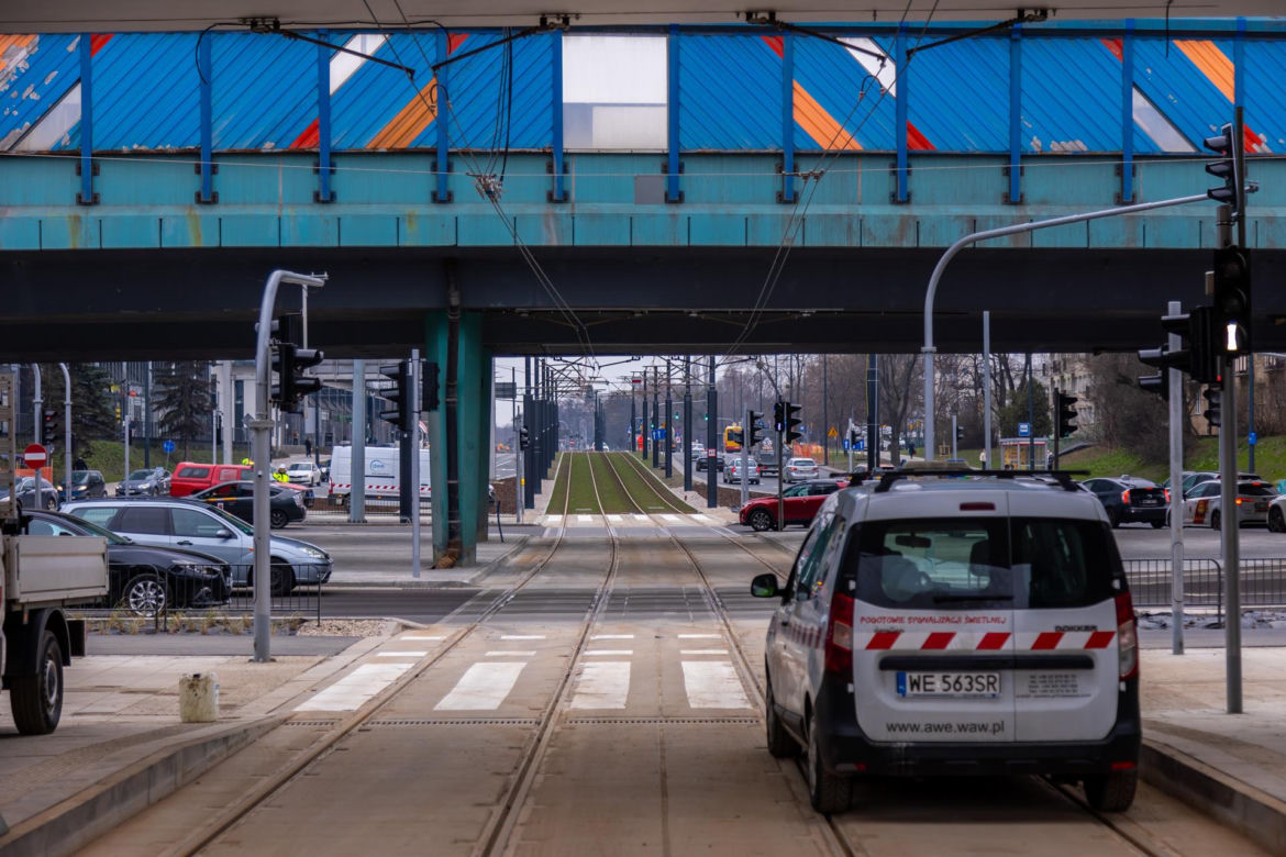 Tramwaj na Kasprzaka w Warszawie