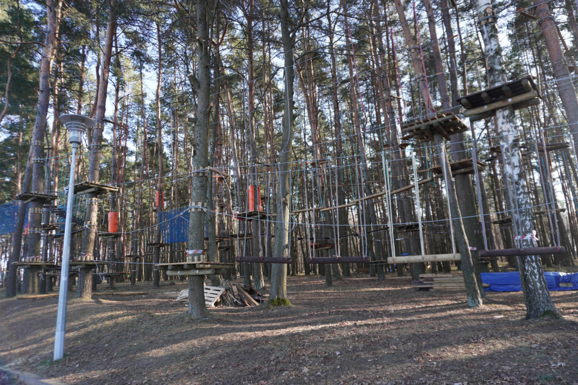 Powstaje park linowy w Białymstoku! To nowa inwestycja na plaży Dojlidy