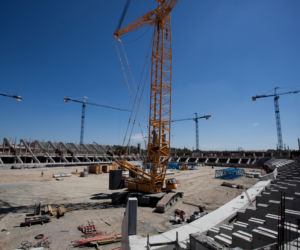 Budowa stadionu we Wrocławiu